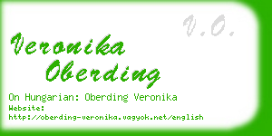 veronika oberding business card